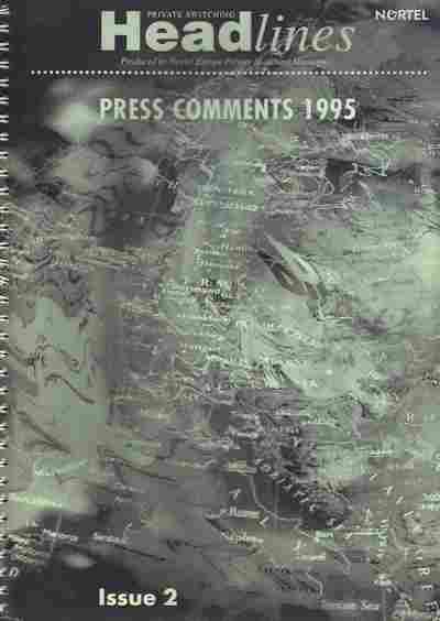 Буклет Nortel HeadLines Press Comments 1995, 55-1728, Баград.рф